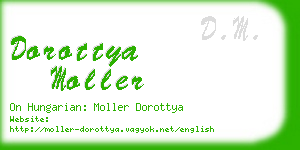 dorottya moller business card